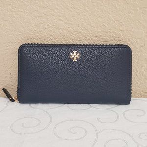 Tory Burch carter wallet navy